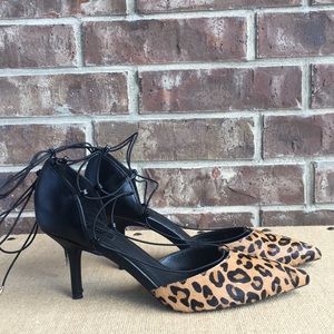 Topshop Leopard d’Orsay Heels